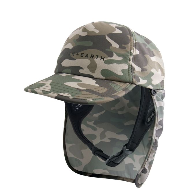 Hovedbilde O & E - Bingin Lightweight Legionnaire Surf Cap - Camo