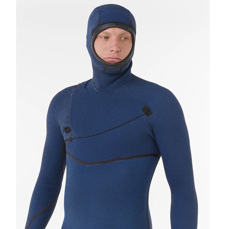 Rip Curl 5/4 E Bomb Zip Free Hooded Våtdrakt