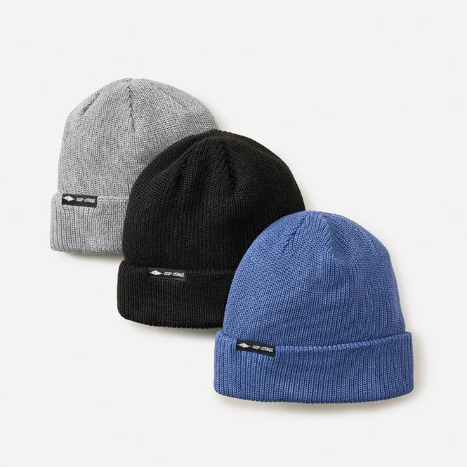Hovedbilde Rip Curl Classic Surf Reg Beanie - luer - Blå Svart Grå