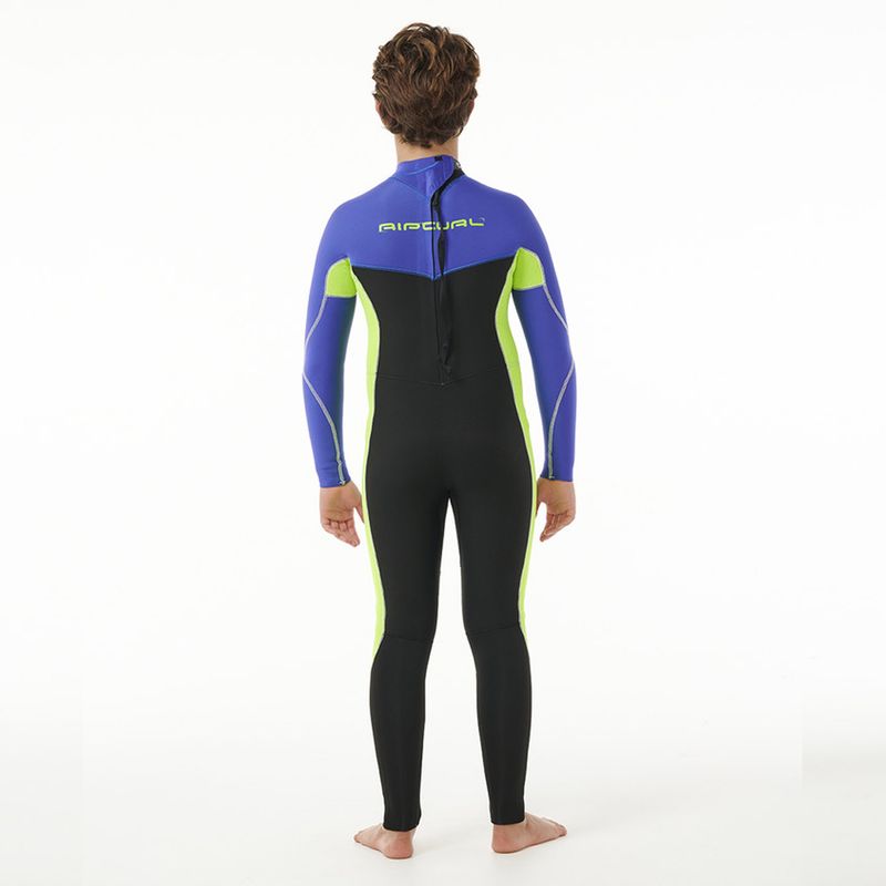 Rip Curl Junior 4/3 Dawn Patrol Back Zip Våtdrakt - Wild Berry