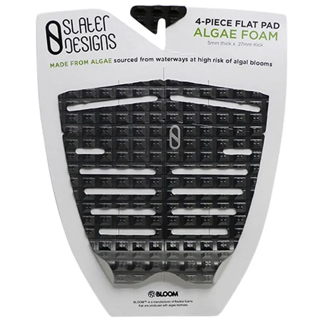 Hovedbilde Slater Designs 4 Piece Flat Traction Tailpad - Black/Grey