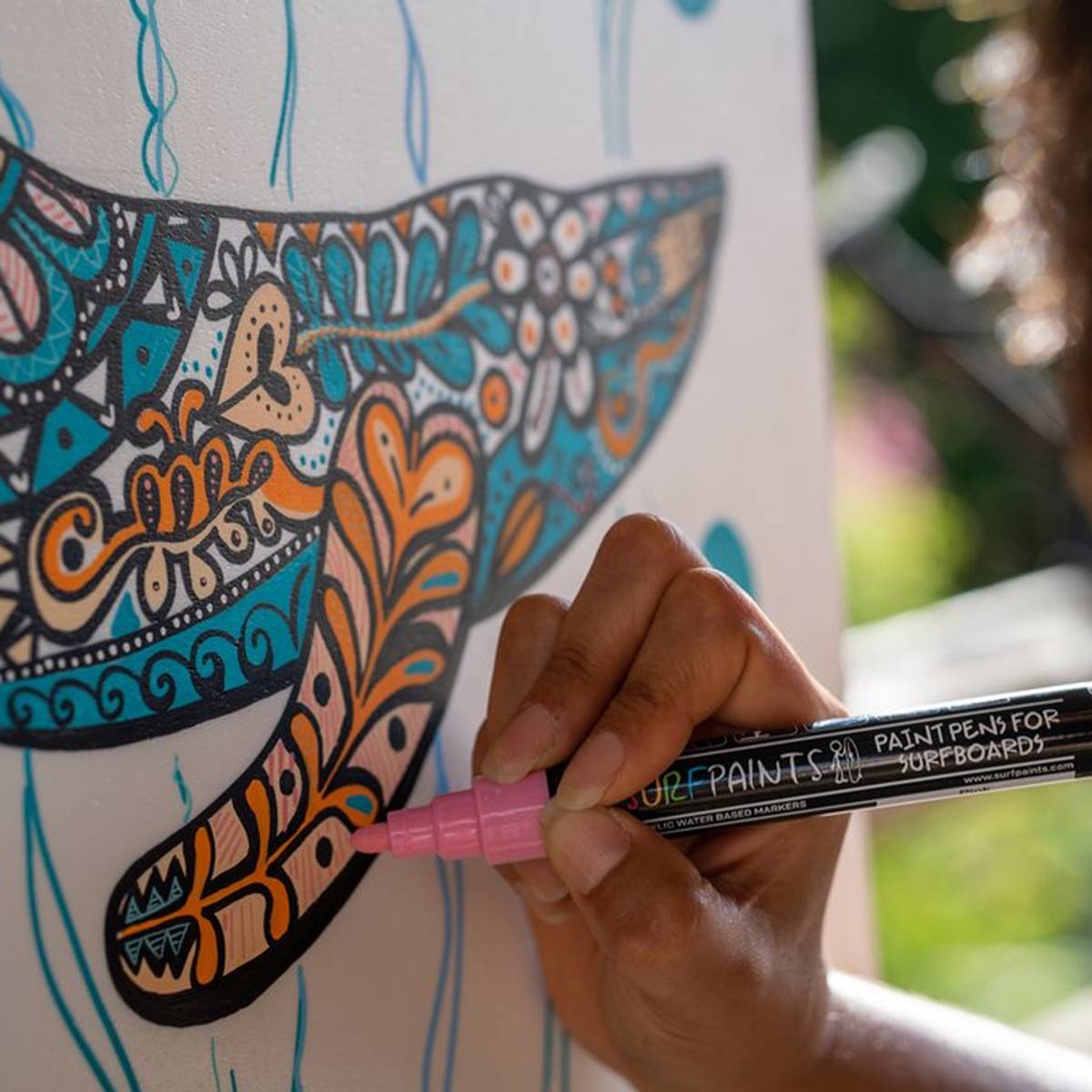 Surfpaints Paintpens for surfboards Black