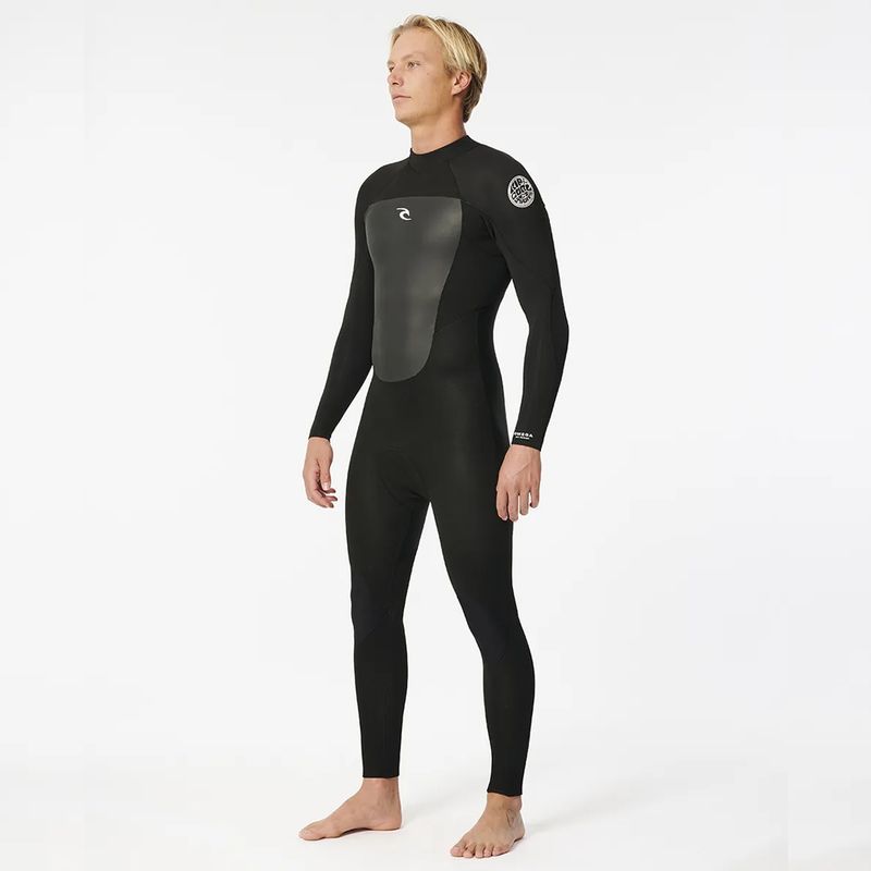 Rip Curl 3/2 Omega Back Zip Våtdrakt - Black