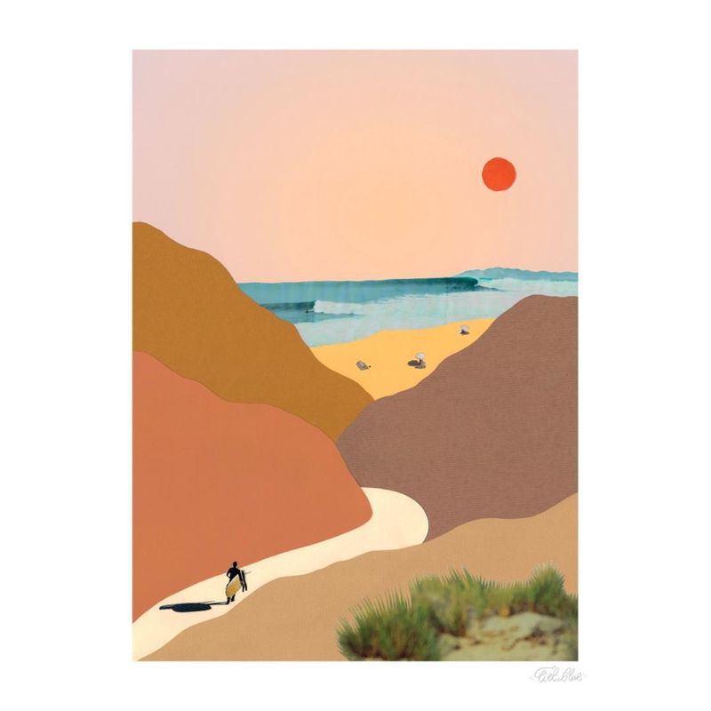 Ciel Glue Surf Print - Postkort - Almagreira 2.0