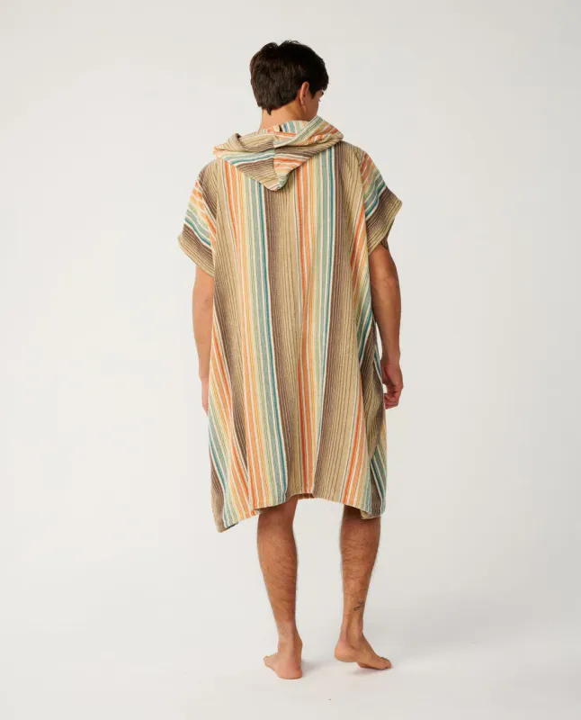 Rip Curl Classic Surf Skifteponcho med hette – Khaki Sand