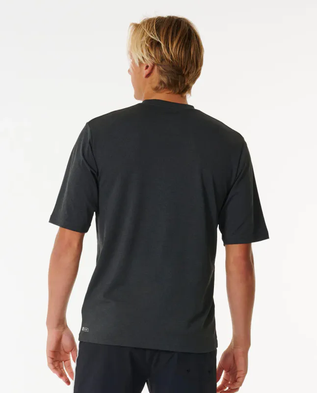 Rip Curl - Stack UPF50 S/Sleeve Rash Guard - Black Marle