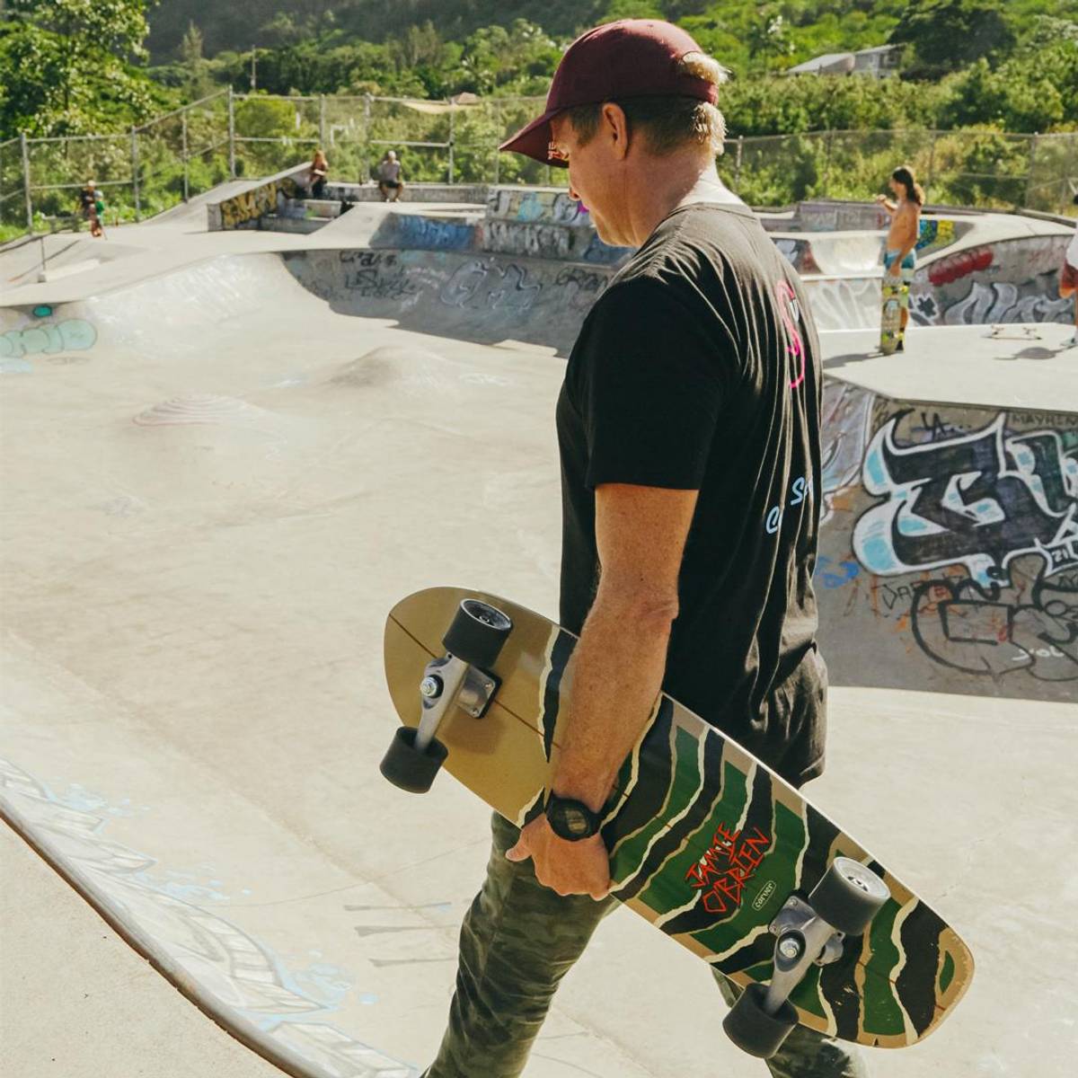 Carver - 33.5'' J.O.B. Camo Tiger CX Raw Surfskate Complete