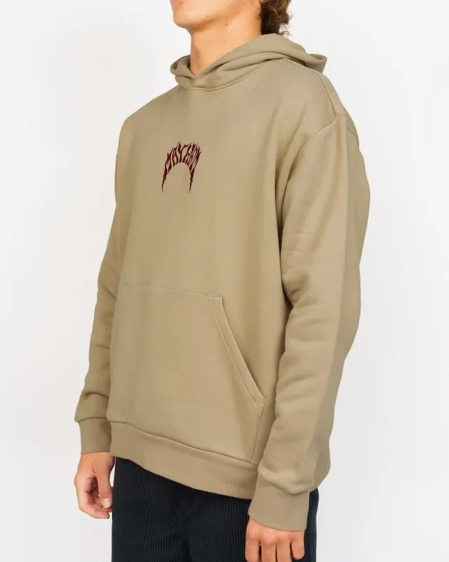 Lost - Mayhem Designs Bolt heavy Hoodie - Hettegenser Khaki