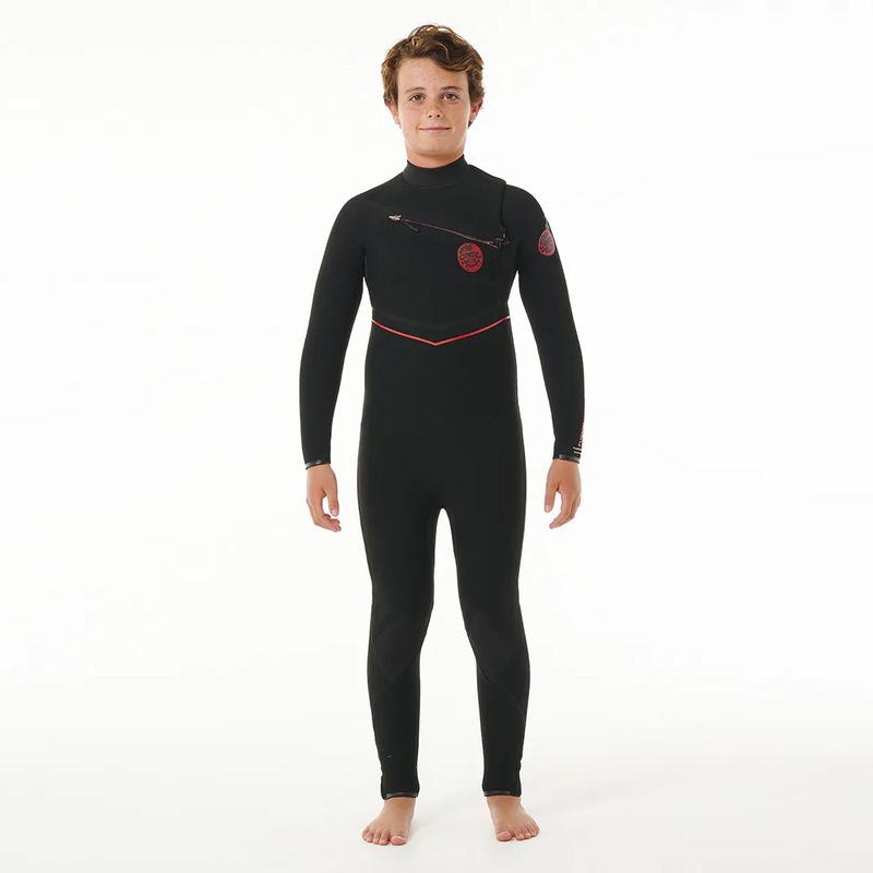 Rip Curl Junior 4/3 Flashbomb Fusion Chest Zip Våtdrakt