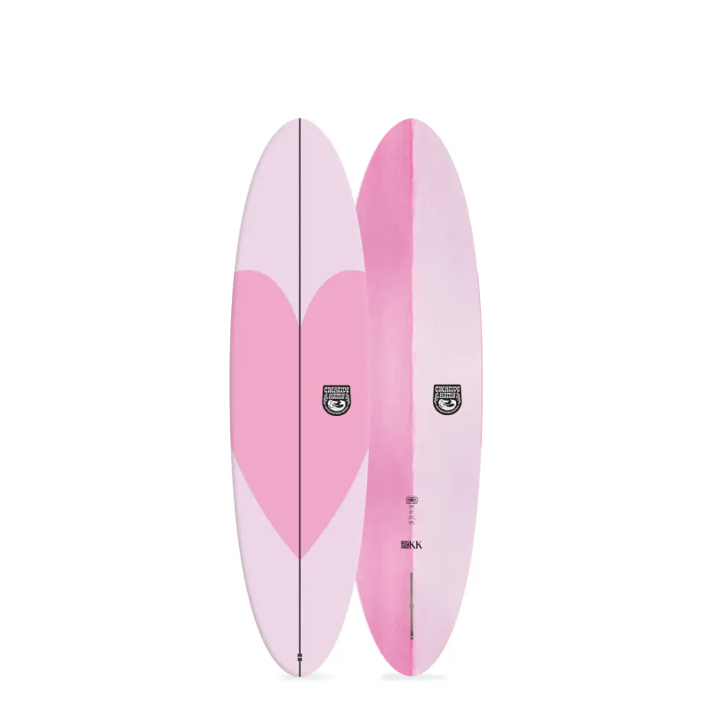 O&E - KK Midlenght 7'0 (47 L) - Epoxy Softboard - Pink