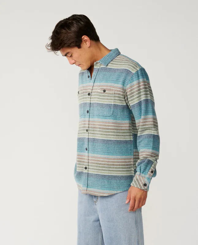 Rip Curl Classic Surf Baja Flannel - Flanellskjorte Dusty Jade