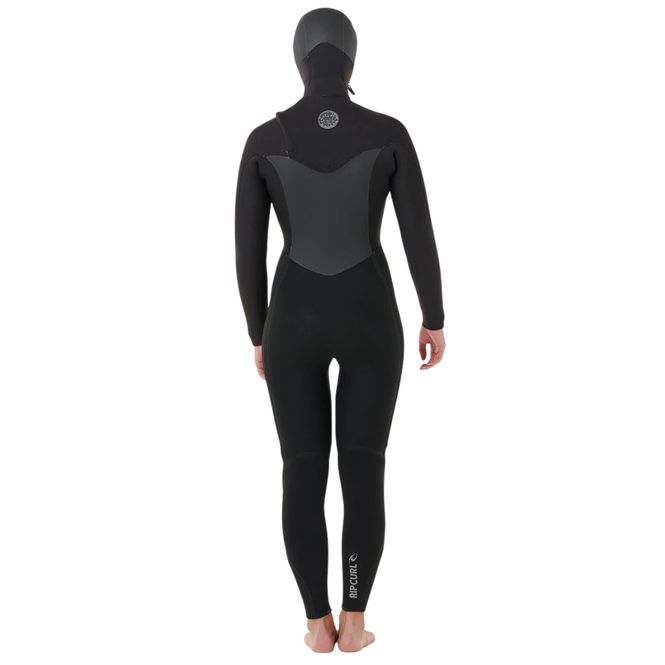 Hovedbilde Rip Curl Dame 6/4 Flash Bomb E7 Chest Zip Hooded Våtdrakt