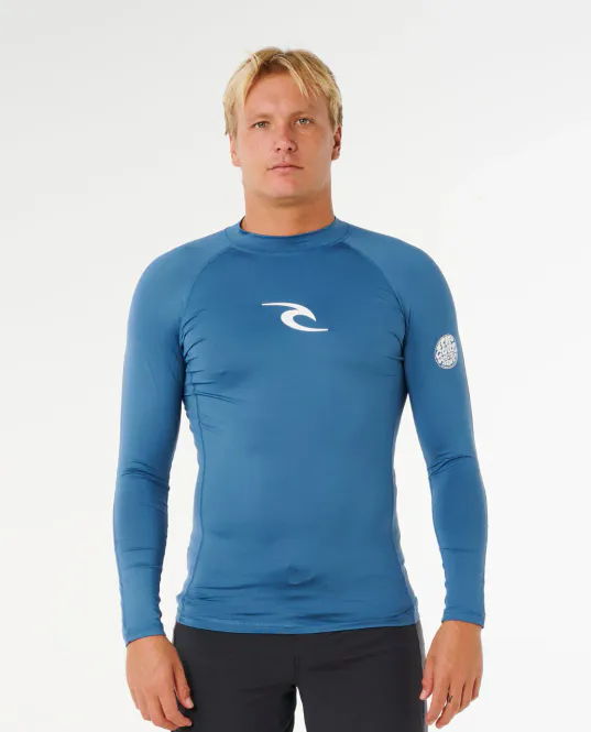 Hovedbilde Rip Curl - Waves UPF50 Performance L/S Rash Guard - Bluefin