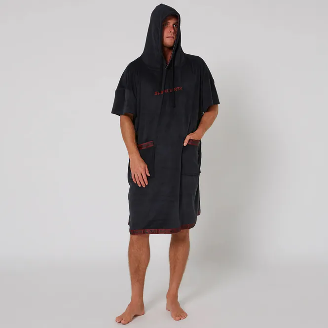 Hovedbilde O&E - Skifteponcho med hette - Strike - Dull Black