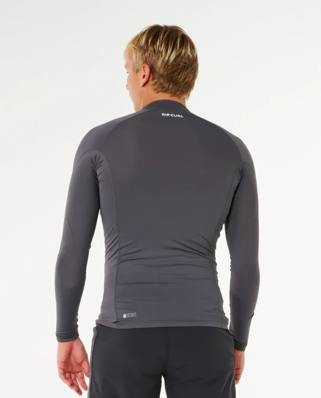 Rip Curl - Waves UPF50 Performance L/S Rash Guard - Grey