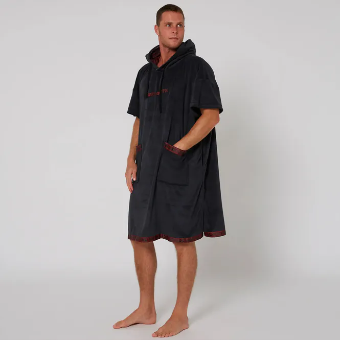 Hovedbilde O&E - Skifteponcho med hette - Strike - Dull Black