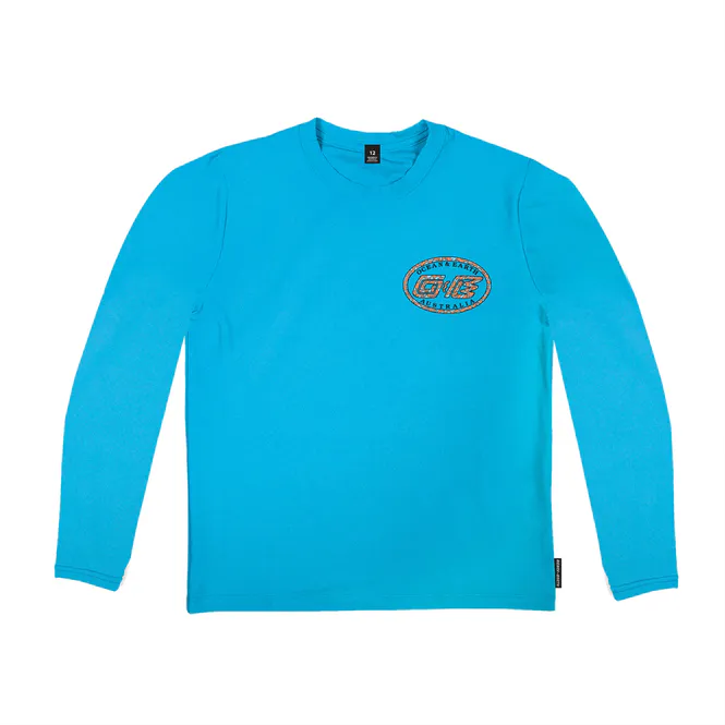 Hovedbilde Ocean & Earth Junior - Shirt L/S UV Rash Guard - Aqua Blue