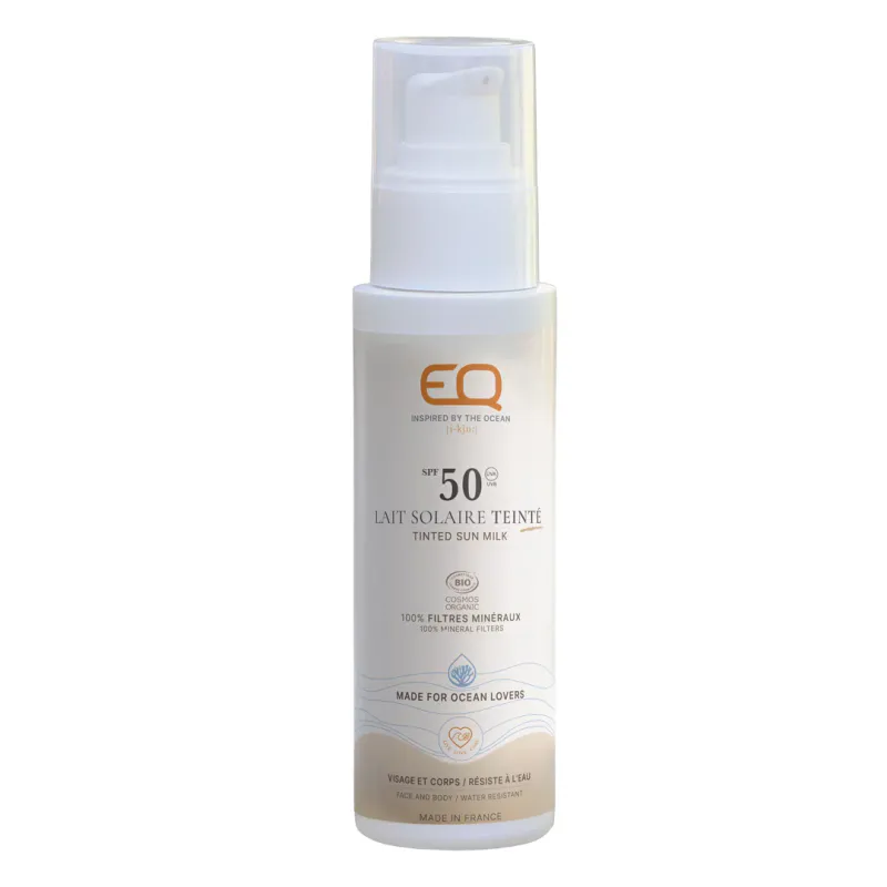 EQ Tinted Sun Milk SPF50 100ml - Solkrem
