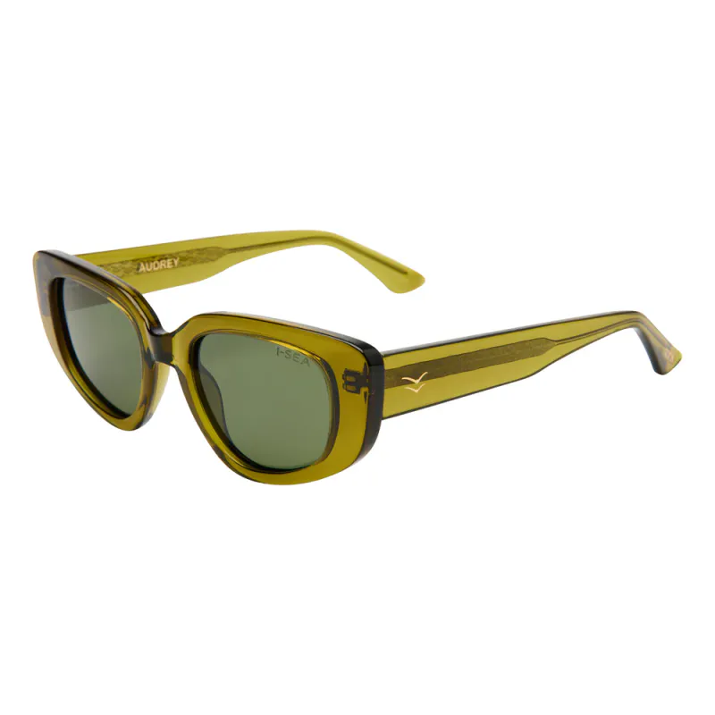 I-SEA Audrey - Olive/Green Polarized Solbriller