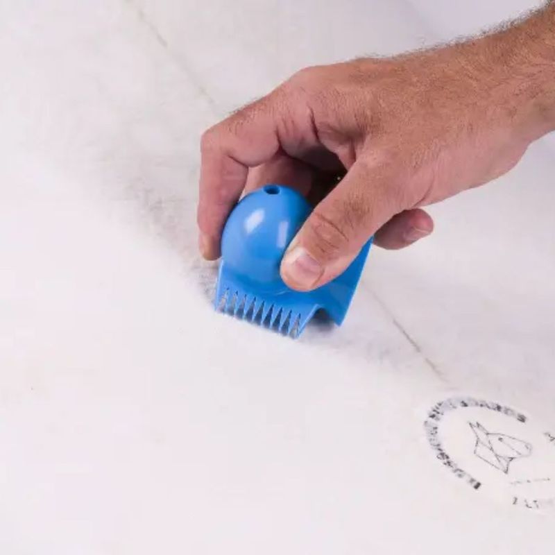 Surflogic Dino Surf Wax Scraper & Comb - Cyan 