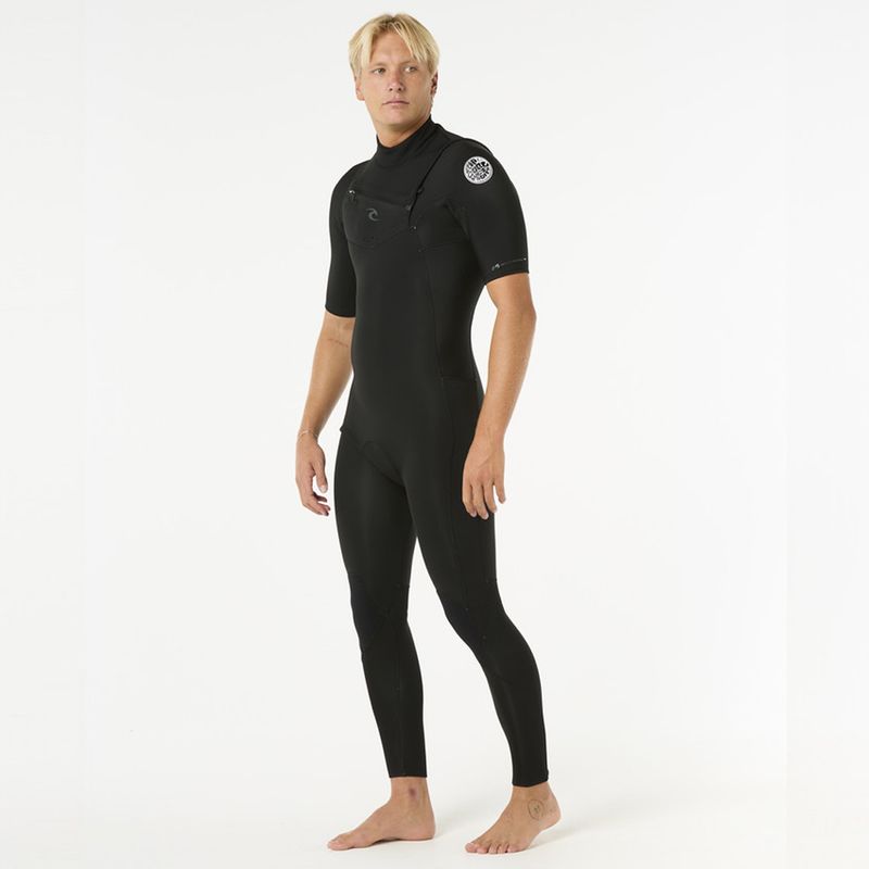Rip Curl 2/2 Dawn Patrol Short Sleeve Chest Zip Våtdrakt