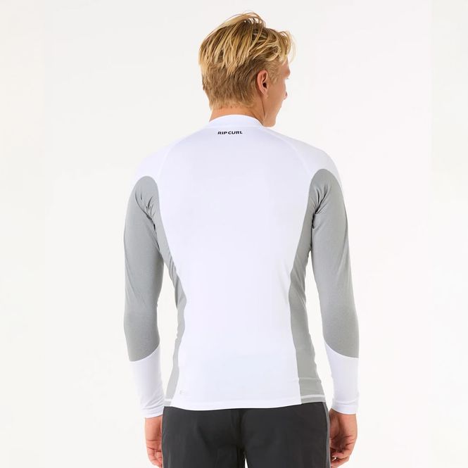Hovedbilde Rip CurlWaves UPF Perf Long Sleeve Rash Vest - Rashguard - White