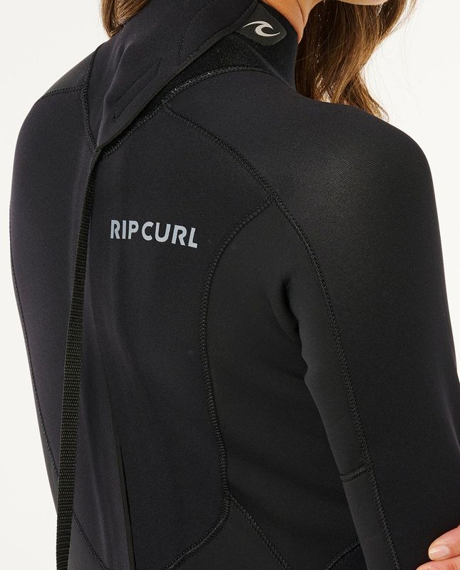 Rip Curl Dame - 5/4 Trad Back Zip Våtdrakt - Black