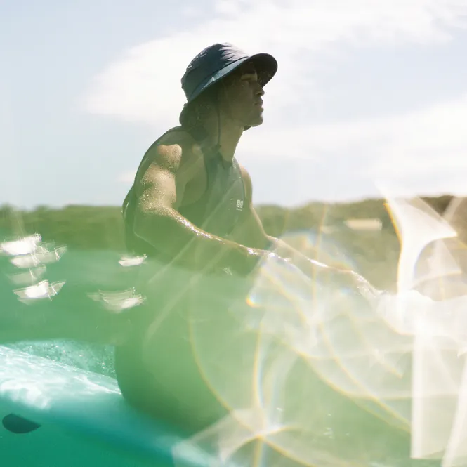 Hovedbilde O & E - Bingin Soft Peak Surf Hat - Svart