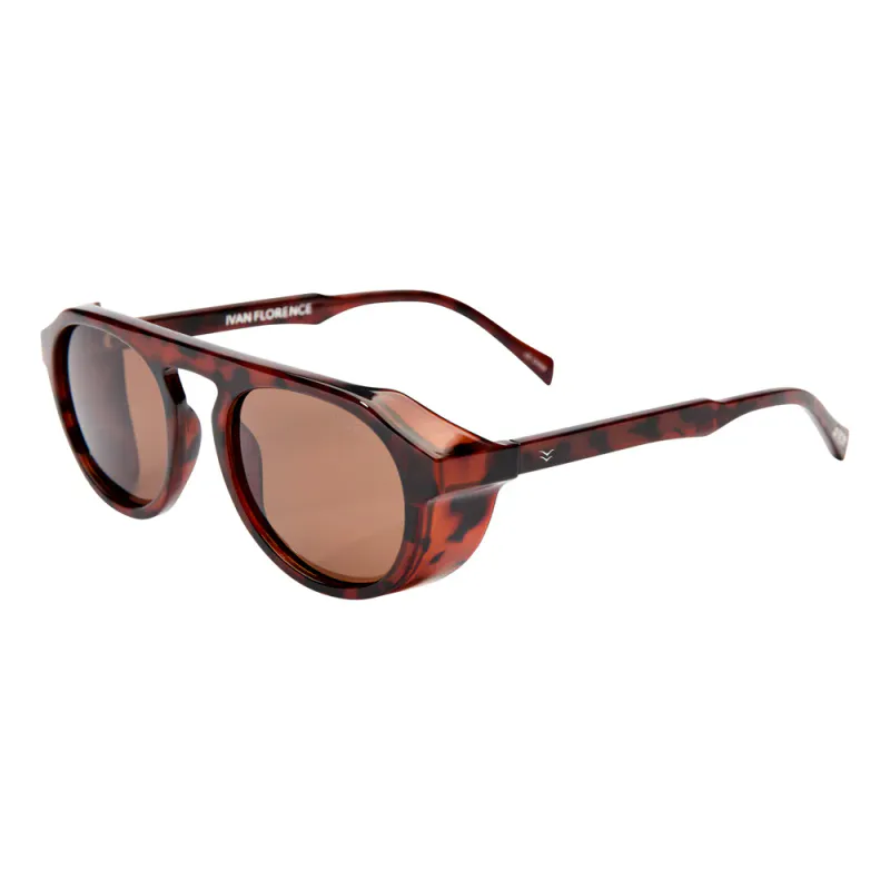 I-SEA Ivan Florence - Tort/Brown Polarized Solbriller