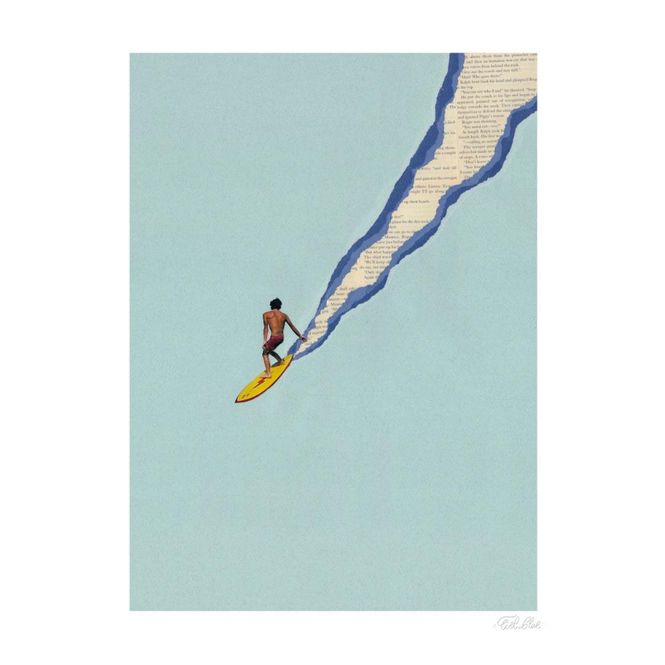 Hovedbilde Ciel Glue Surf Print - 30x40 cm - Santa Cruz