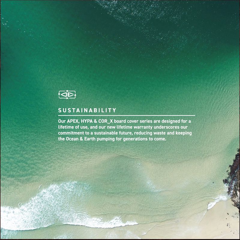 O&E - Apex 6'0 Shortboard Reisebag - 1 surfebrett