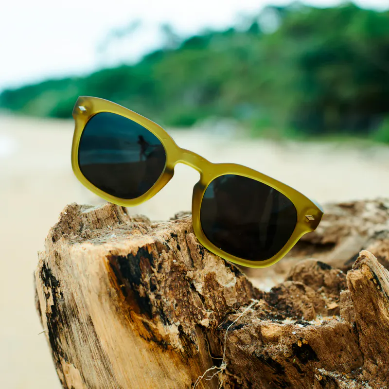 I-SEA Blair 2.0 - Olive/Smoke Polarized Solbriller