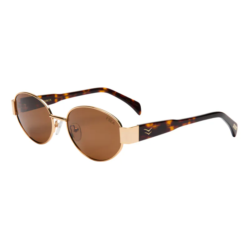 I-SEA Lennox - Gold/Brown Polarized Solbriller